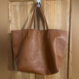 Brown Leather Tote